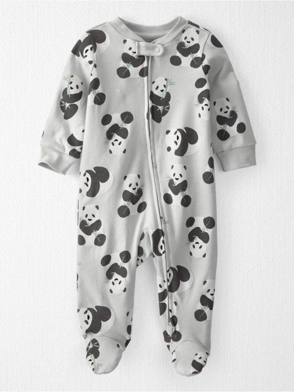 Little planet by carters organic cotton panda footie